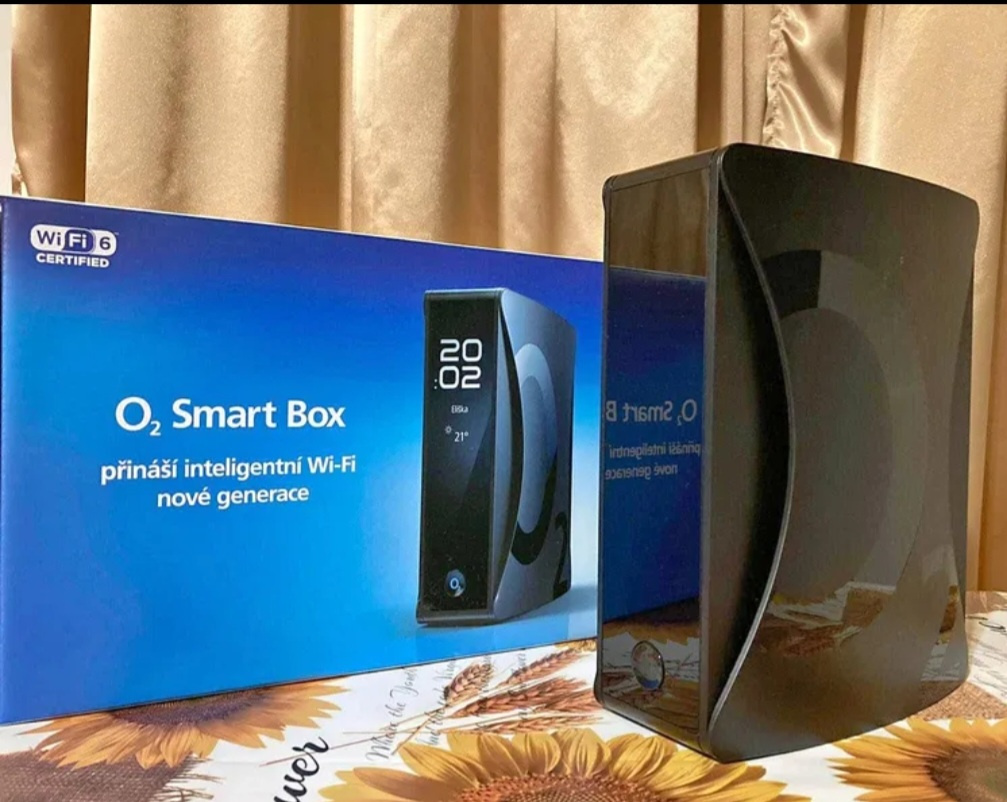 O2 smart box v2 výkonny roouter wdsl a také na optiku