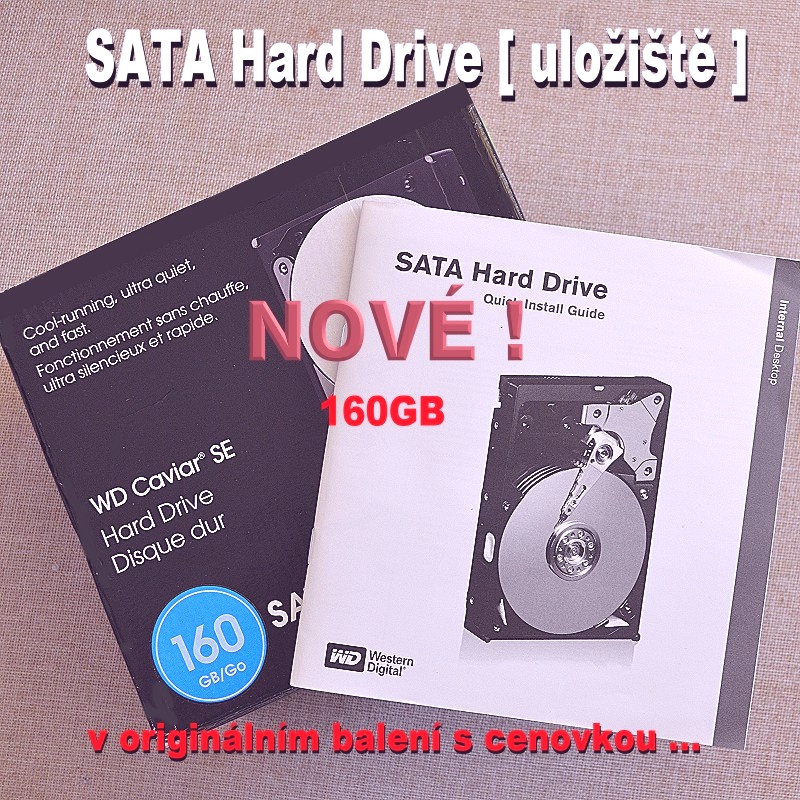 Western Digital – kvalitní pevný disk 3.5 - NOVÝ