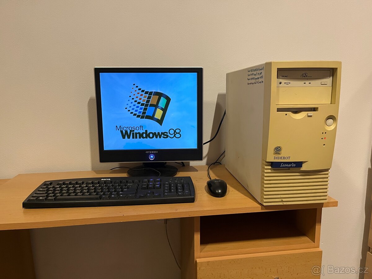Retro nostalgie PC (600MHz, 128ram)