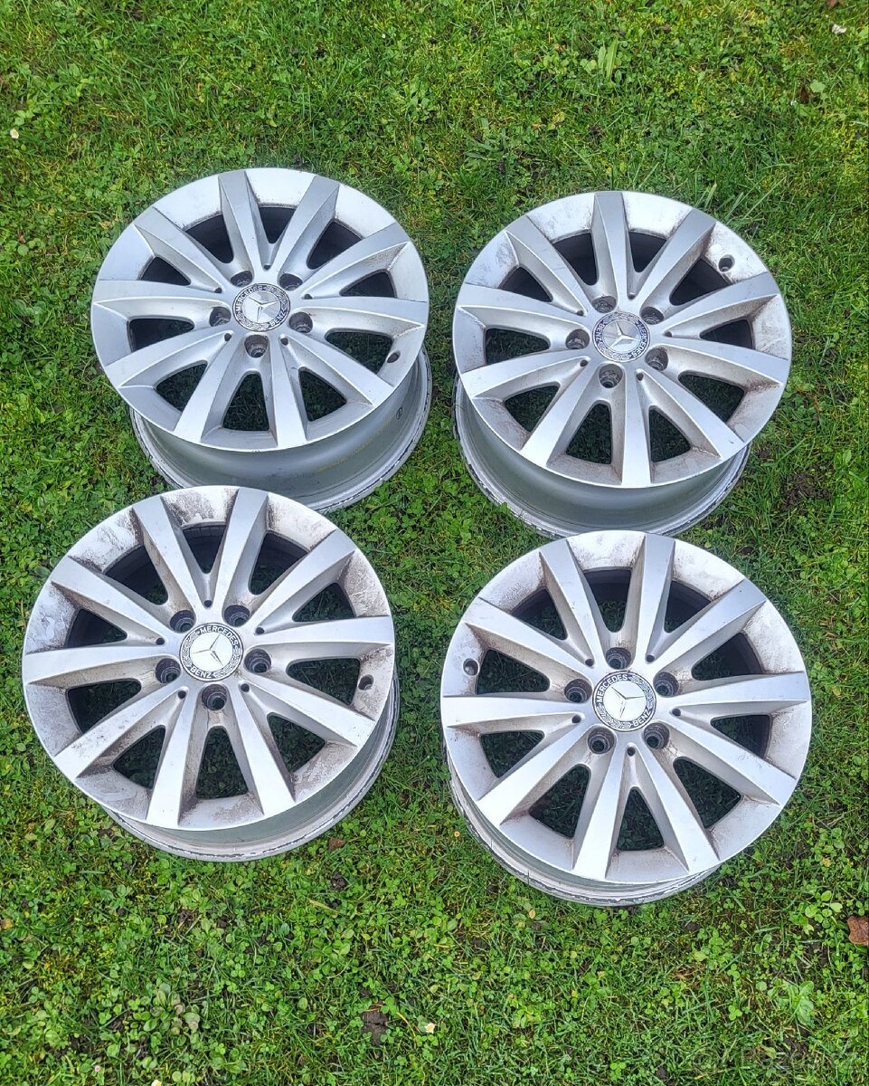 MERCEDES KOLS ALU DISKY 5x112 R16 A B CLA W176 W246