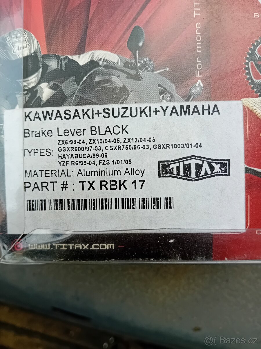 Titax páčky suzuki , kawasaki , yamaha