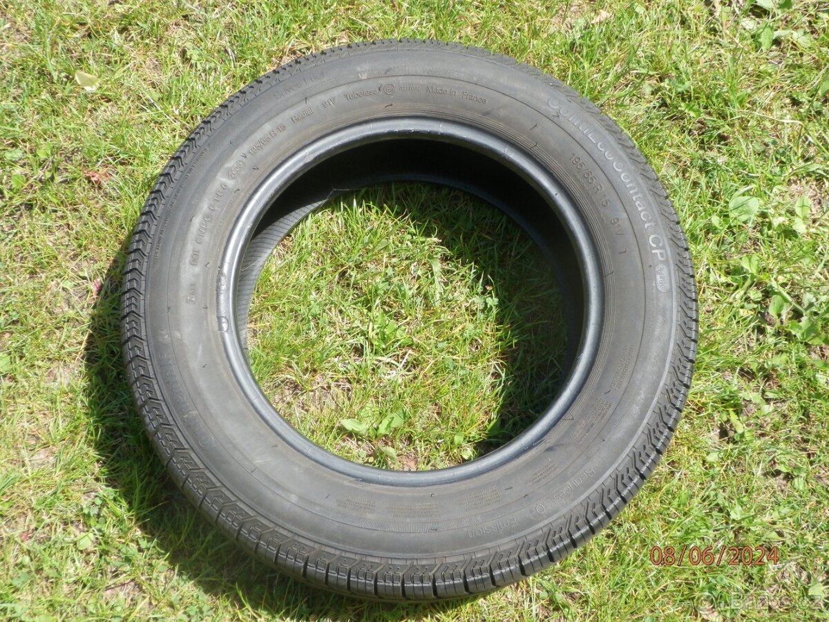 1xNová Letní pneu CONTINENTAL CONTIECOCONTACT CP 195/65 R15