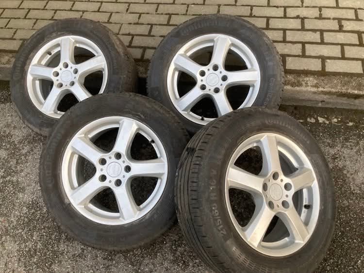 4x ALU kola 5x112 R16 + pneu 215/60 95V
