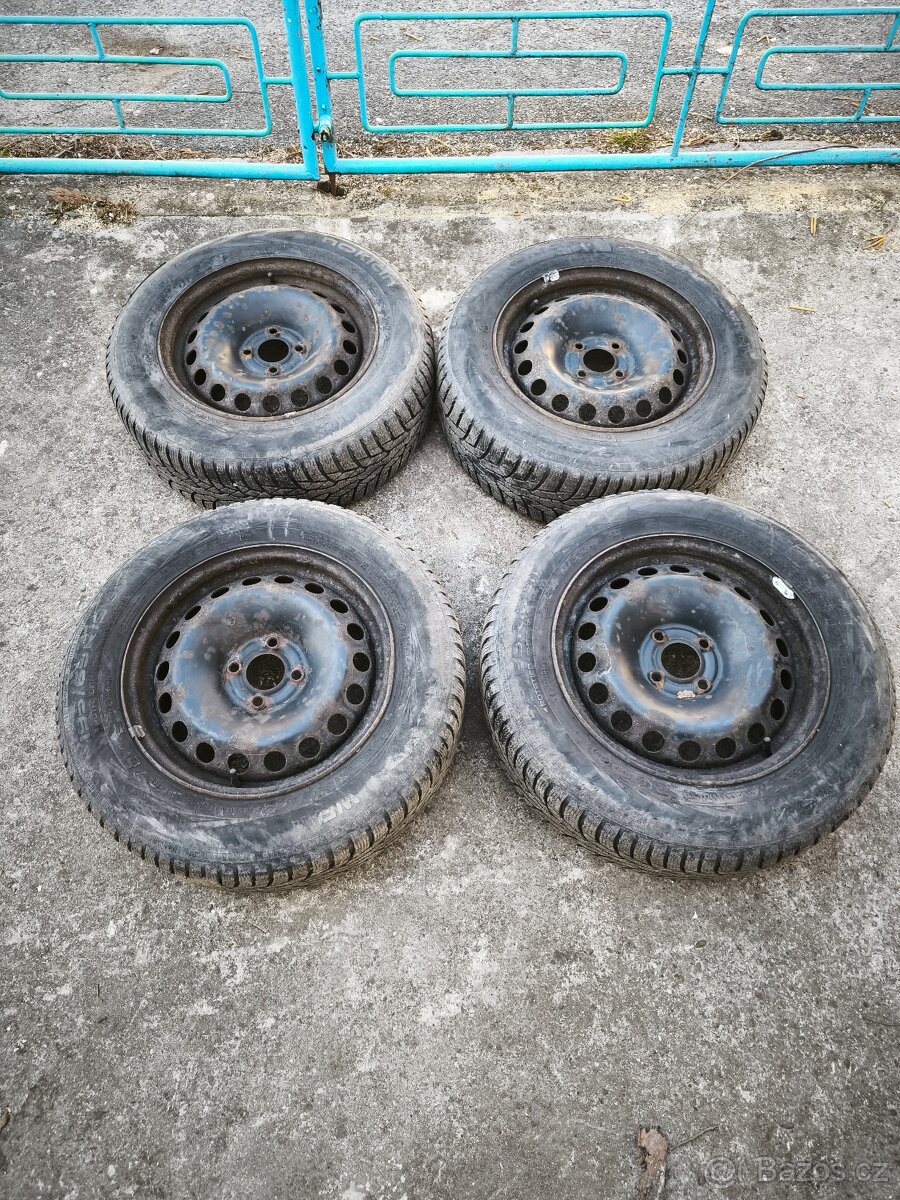 Sada zimních kol 195/65 R-15 z Renaultu Mégane II