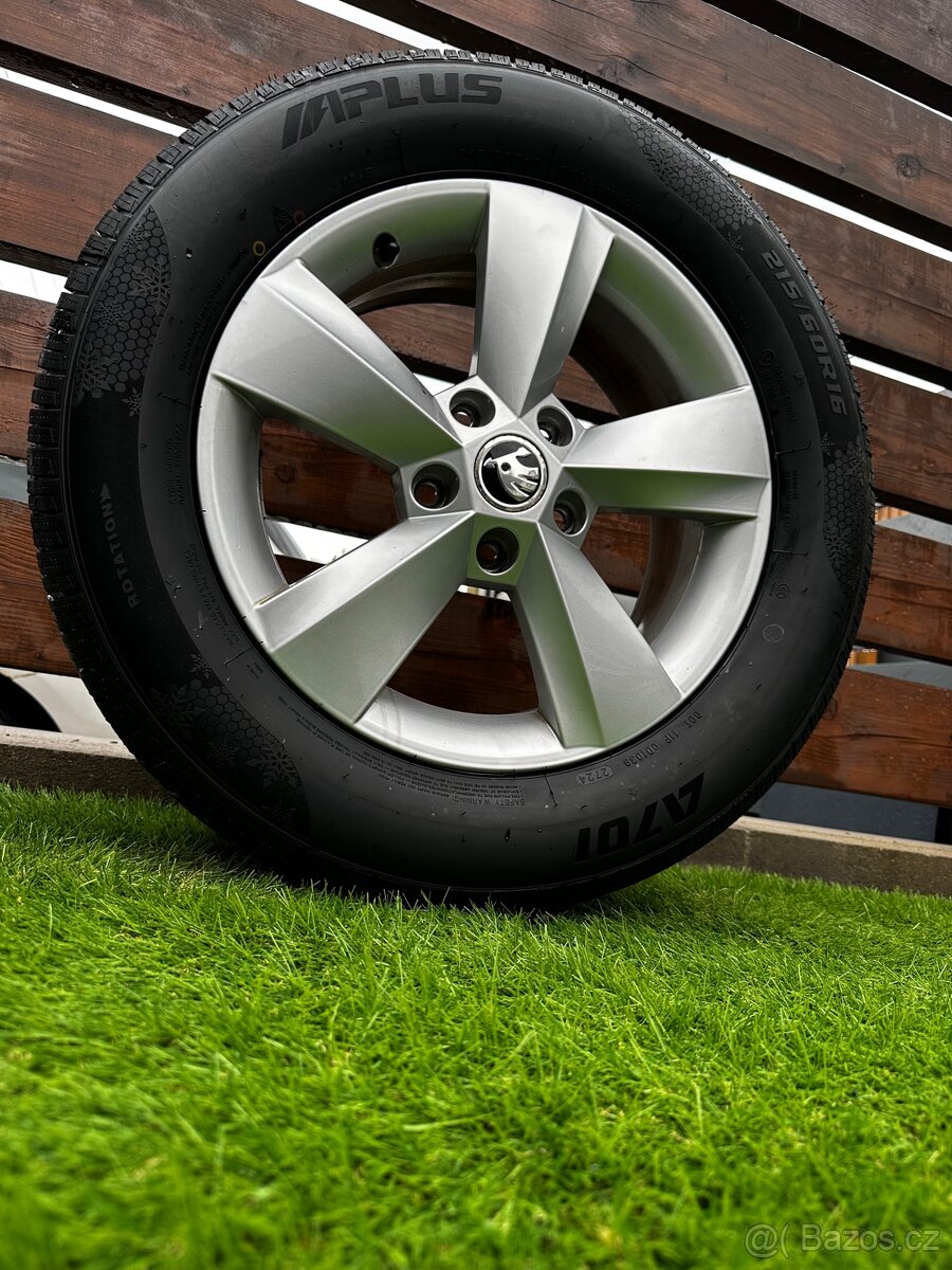 Alu kola 5x112 r16 s pneu (sk)