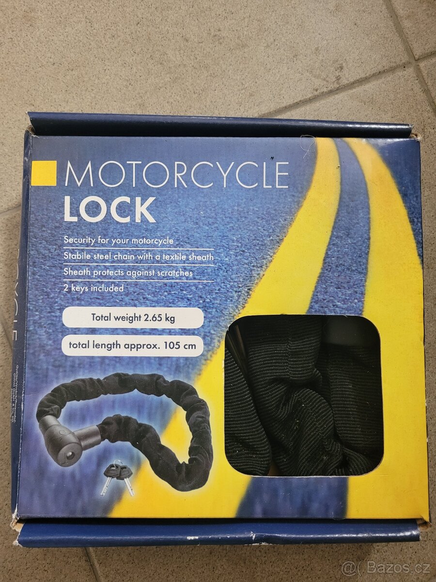 Zámek na motorku - nepoužitý