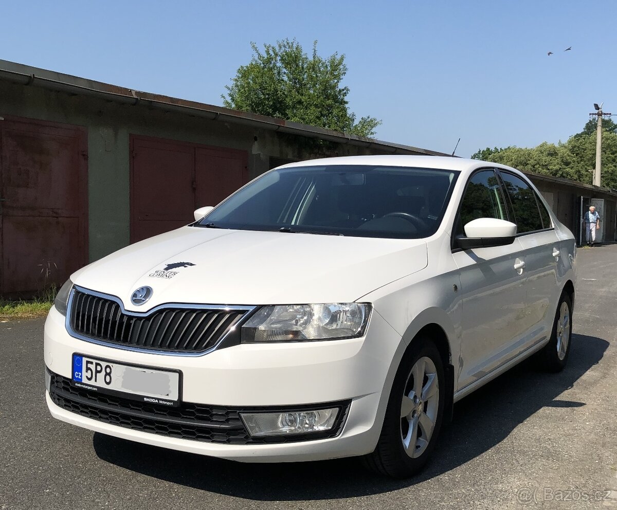 Škoda Rapid 1.6 TDI, 77 kw, servisní knížka, 2 sady alu kol