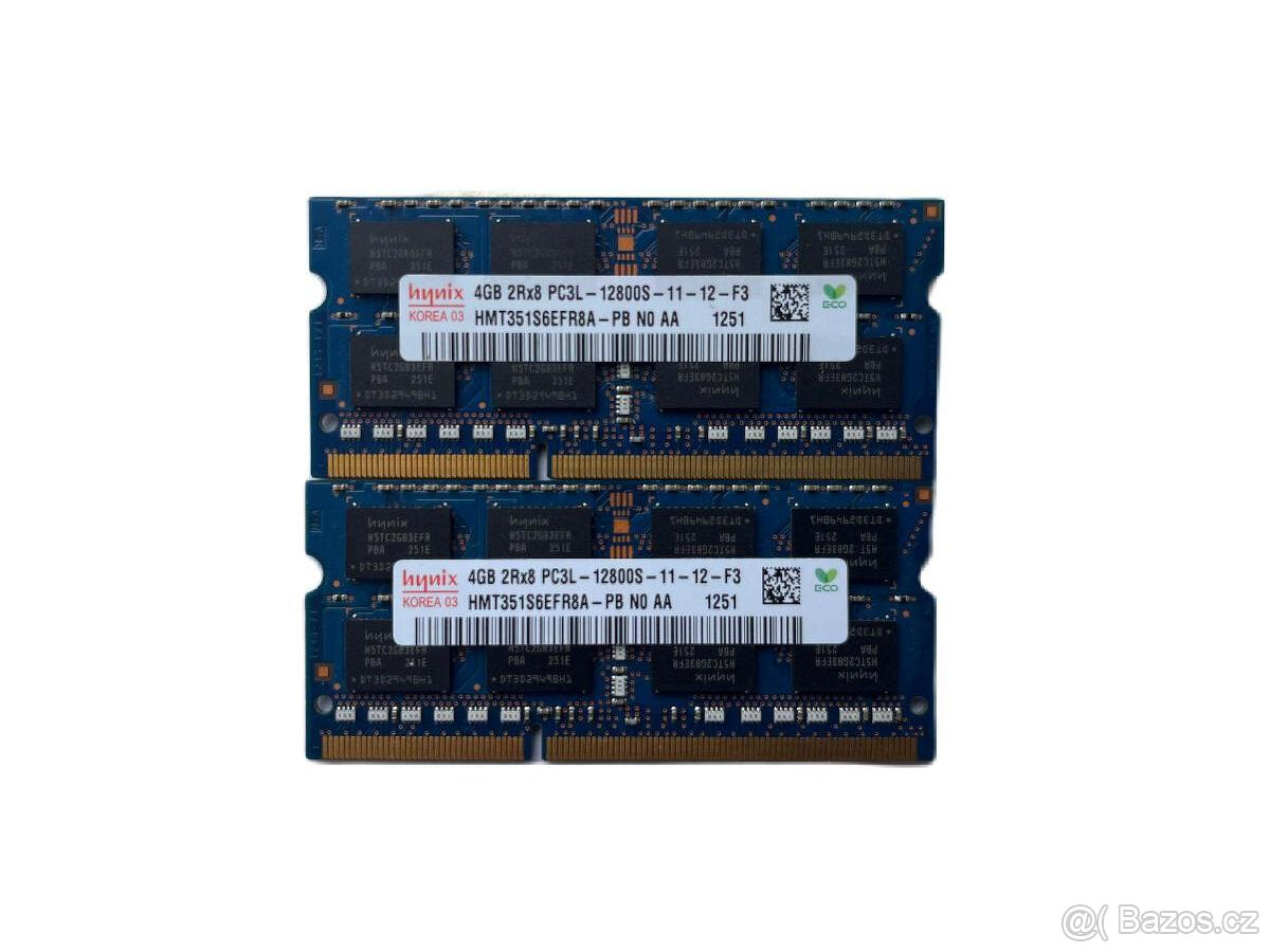 2x 4GB RAM Hynix, 1 600MHz