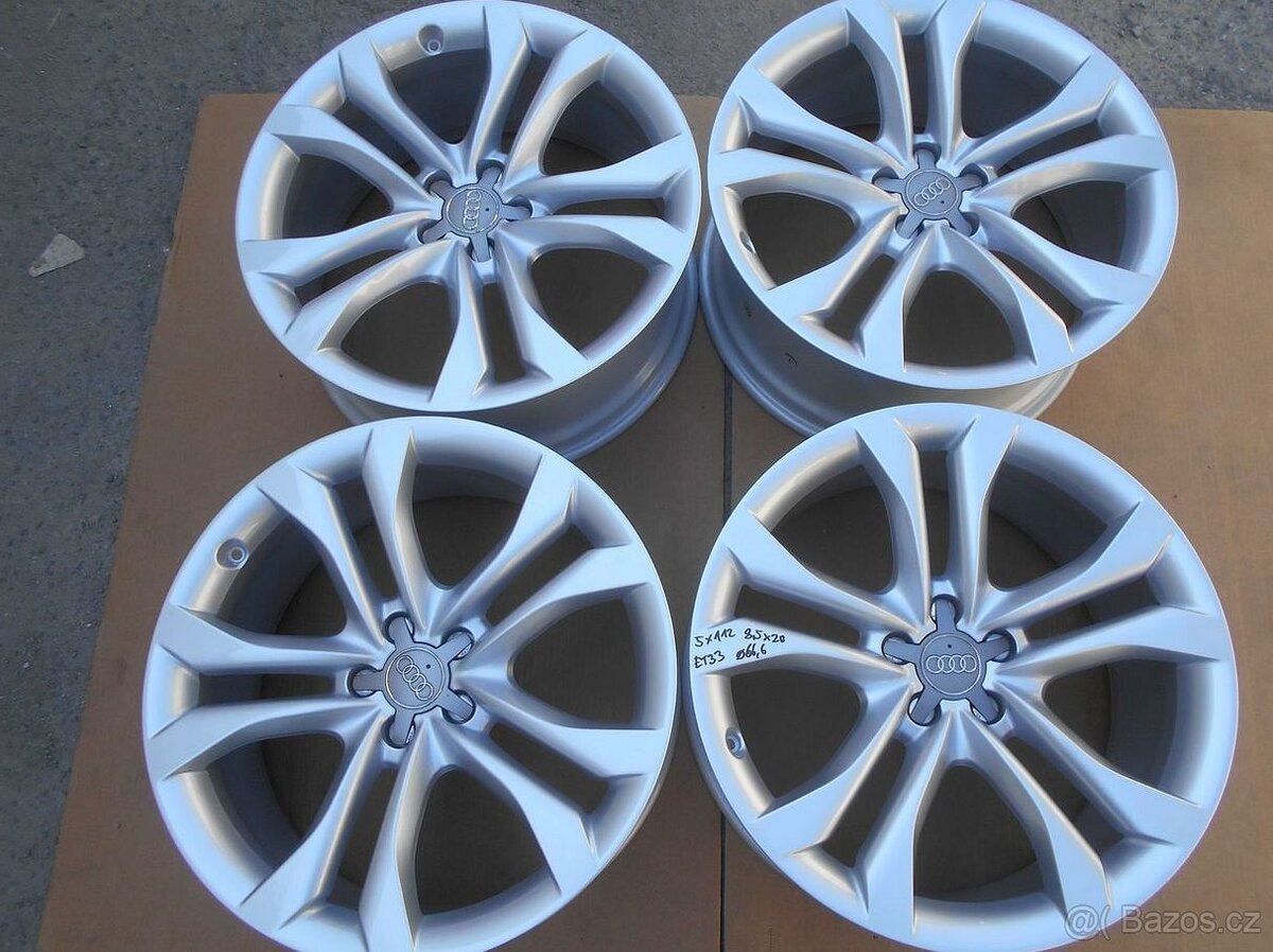 Alu disky originál Audi 20", 5x112, ET 33, šířka 8,5J