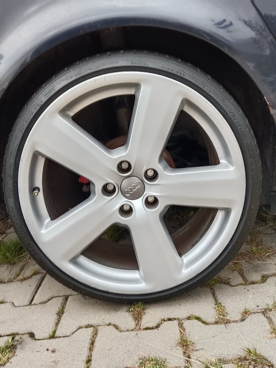 Alu kola orig. Audi R19, 5x112 + 2 sady pneu