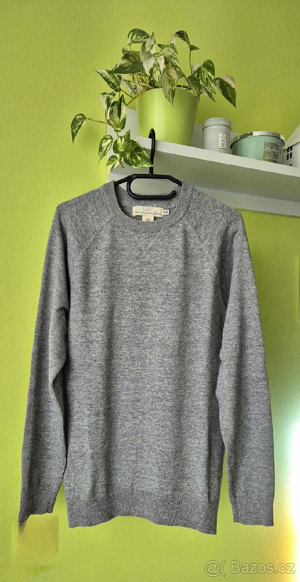Šedý pánský svetr H&M