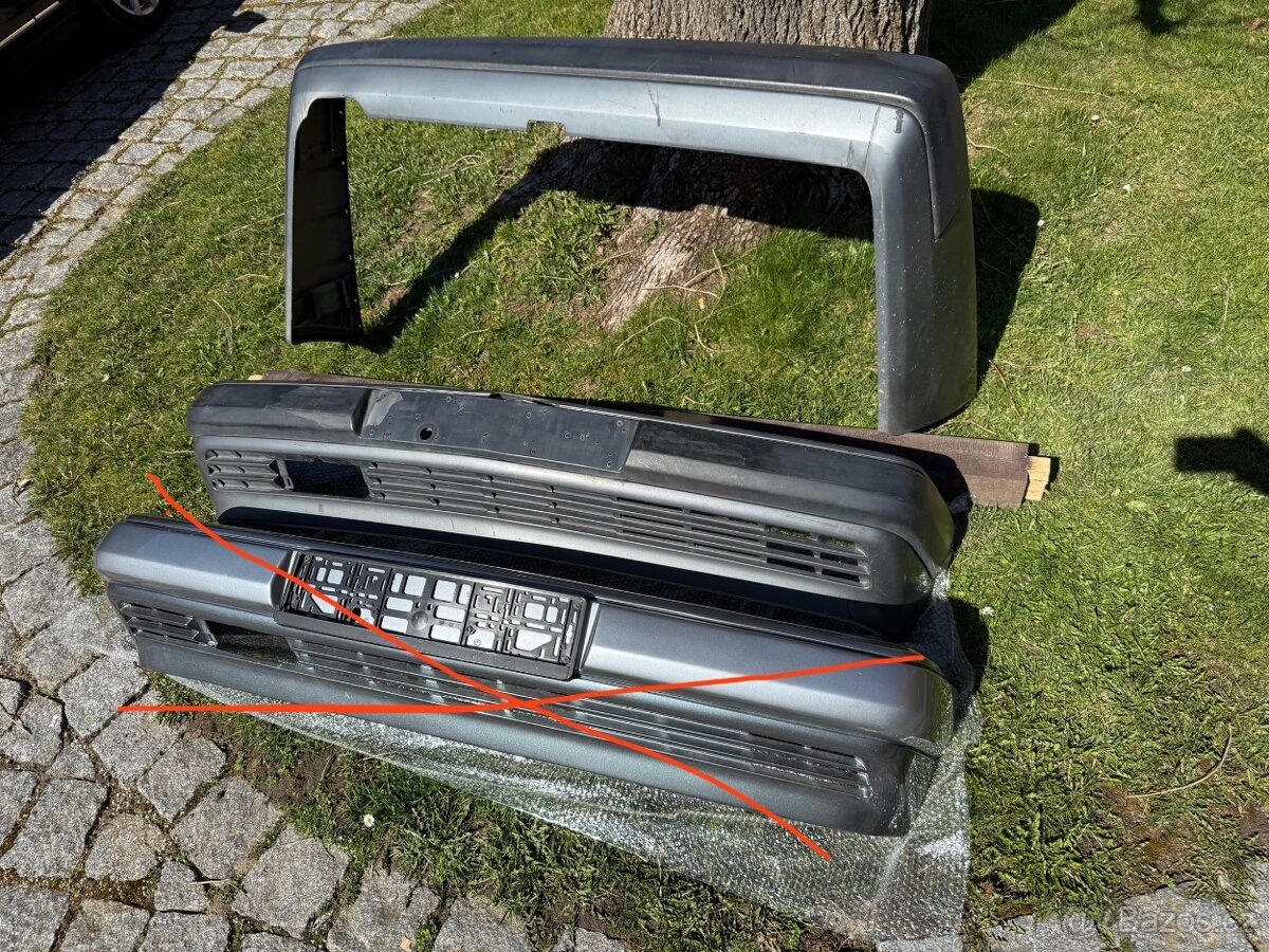 Mercedes w124 předaní a zadní nárazníky