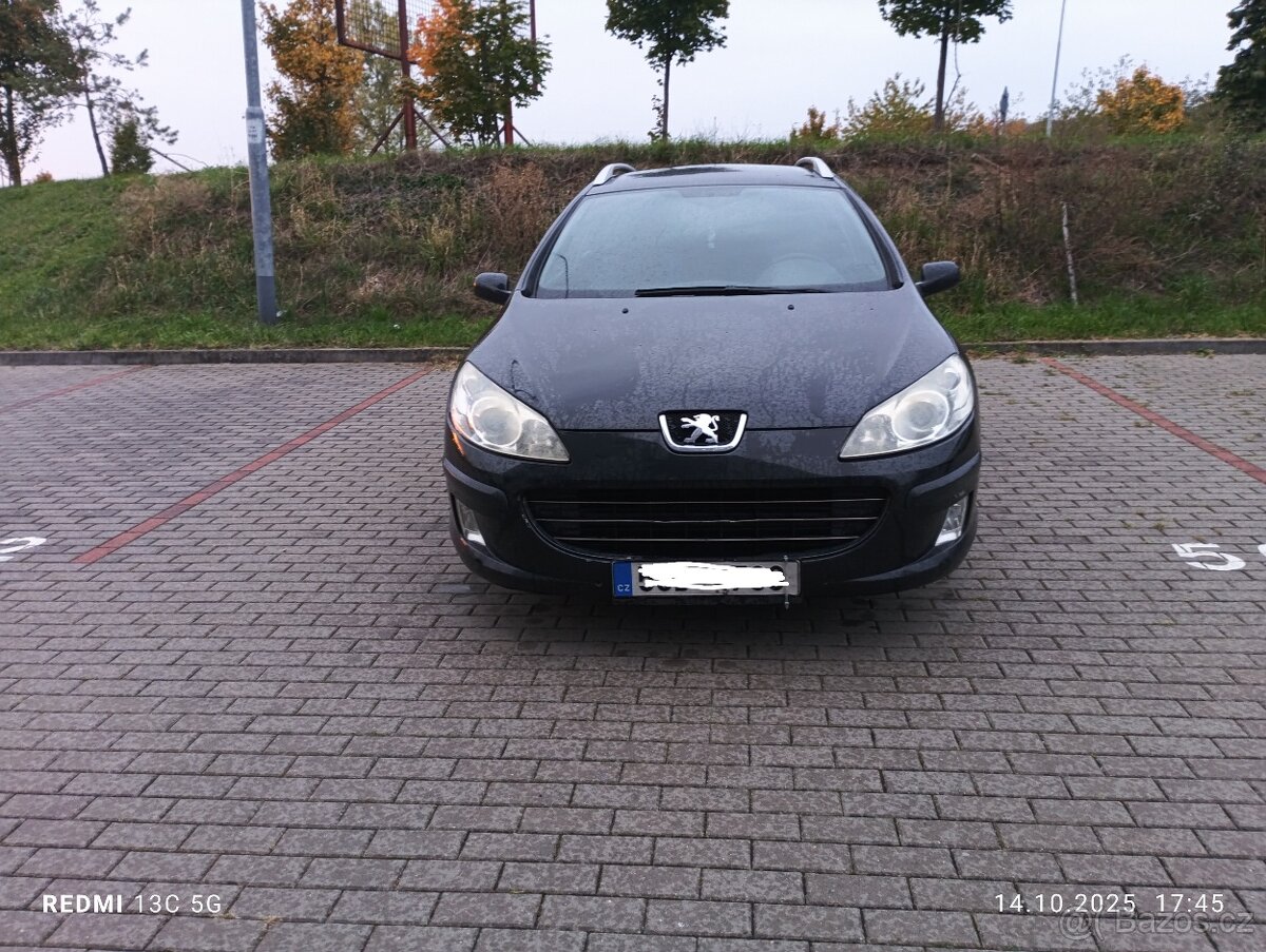 Peugeot 407 1.6 HDI nafta facelit auto má tažné zařízení