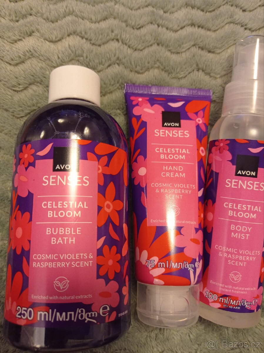 Sada s vůní fialky a malin