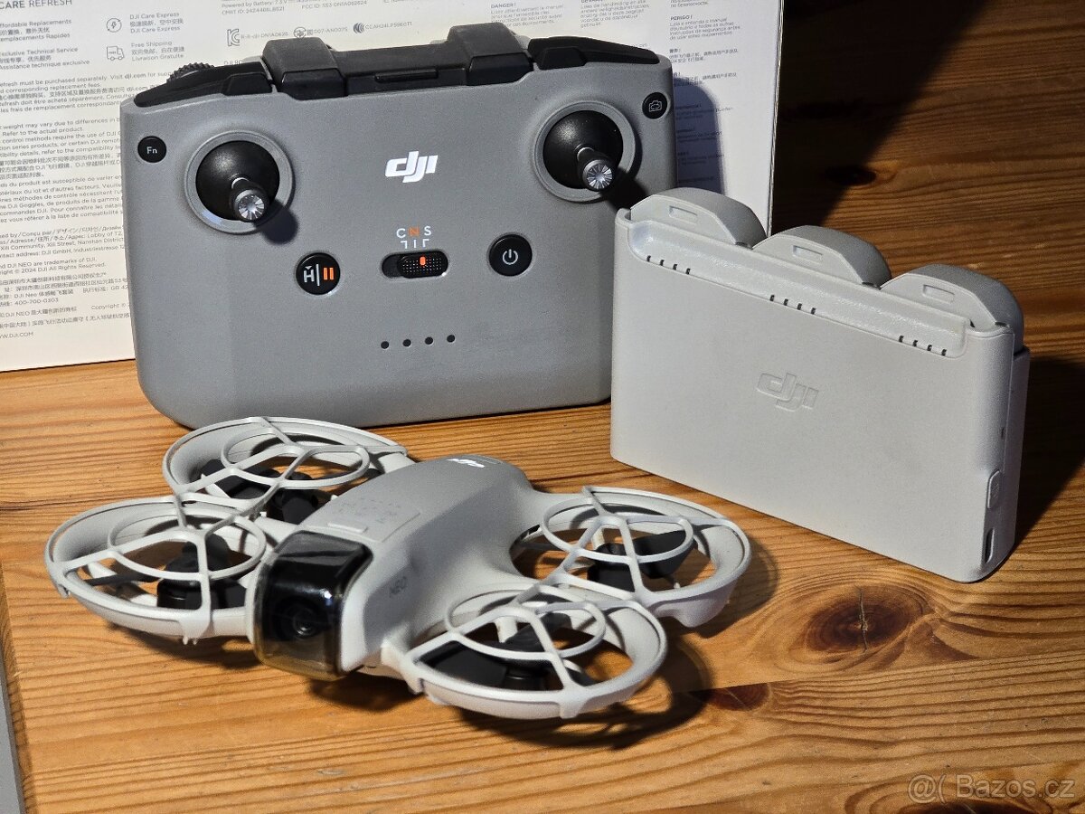 DJI NEO, 3 baterie, ovladač + 1 rok záruka a Care Refresh