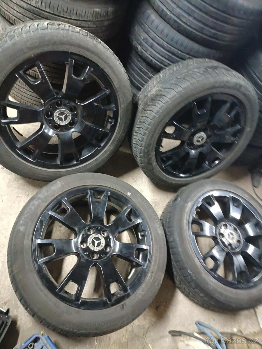 ❄️zimné alu disky orig. Mercedes 5x112 R19 Dvojrozmer