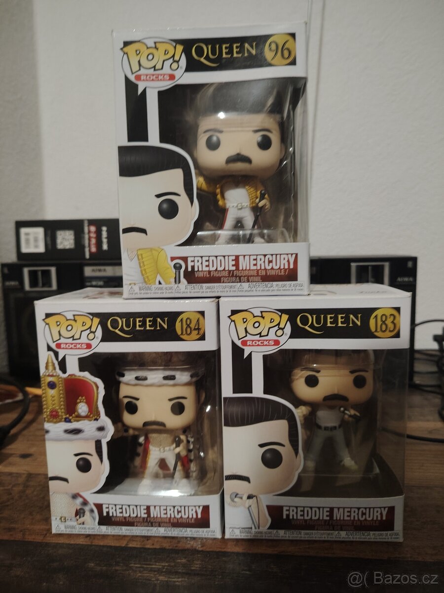 Funk Pop Freddy Mercury 3x
