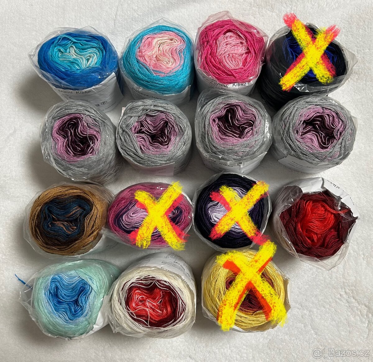 Příze Duhové klubíčka 250m