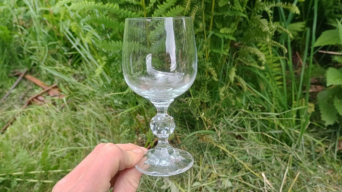 Skleničky na víno Claudia Crystalex