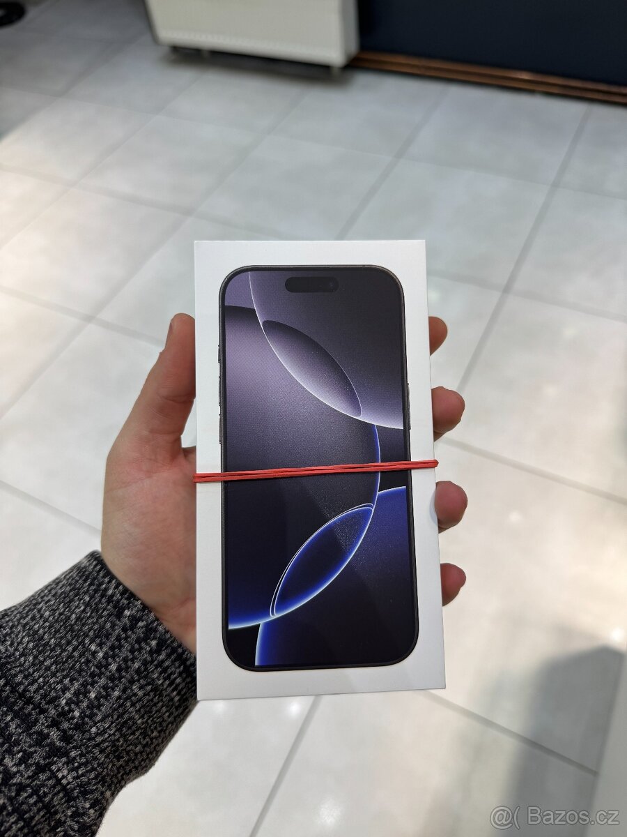 Iphone 16 pro 128 gb - NEROZBALENÝ V ZÁRUCE DO 2027