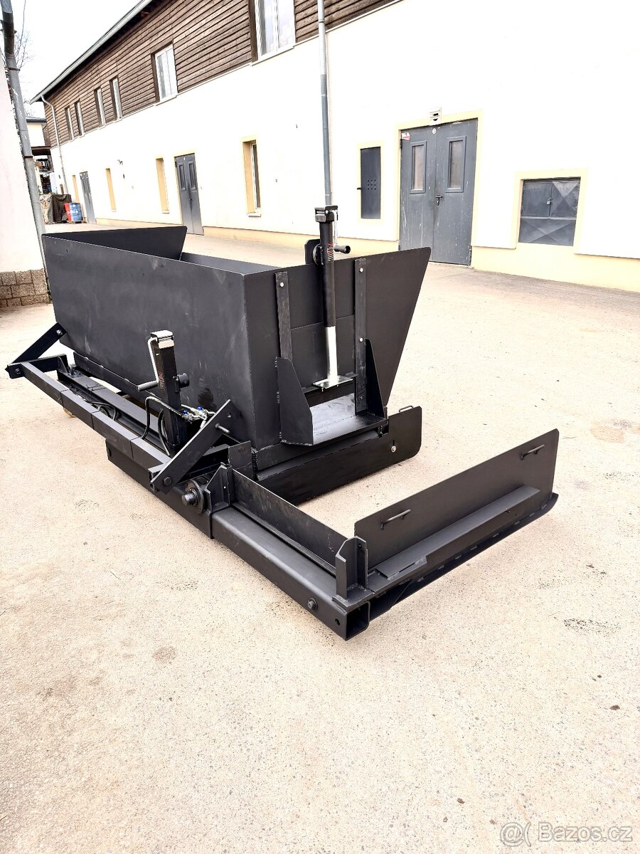 Posypavač krajnic,stranový finišer krajnic