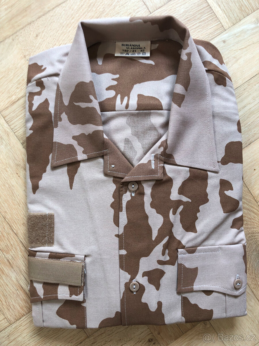 Maskáčová košile - pouštní potisk - nová