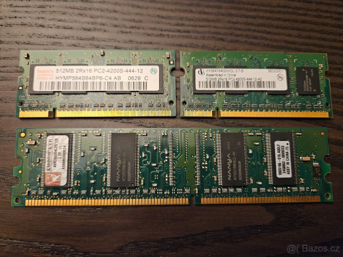 DDR 256 a 512 RAM