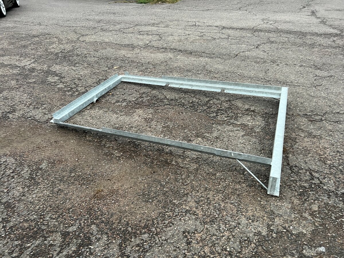 Pozinkovaný rám přívěsu 2,10x1,30m - náhradní díl
