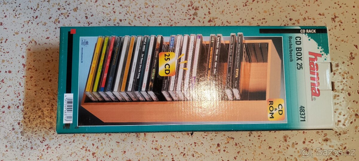 Prodám nový úložný box Hama na 25 CD