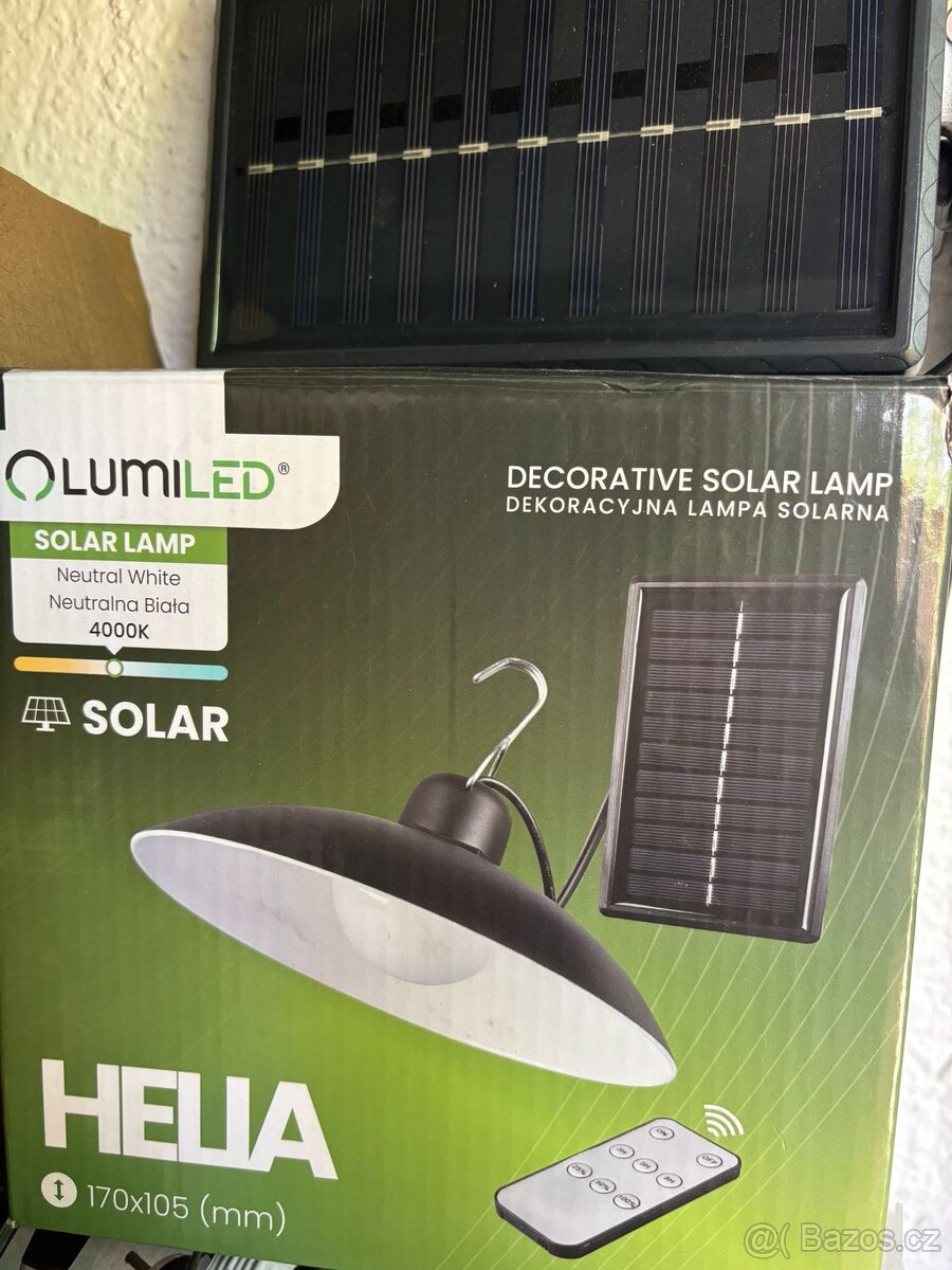 Solární světlo se solárním panelem (velmi kvalitní)