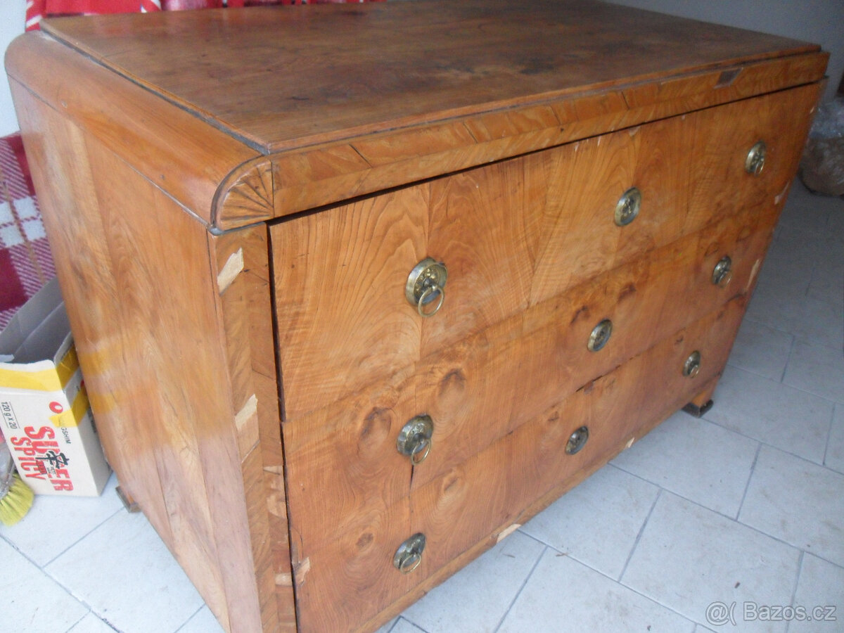 Biedermeier komoda, originál.