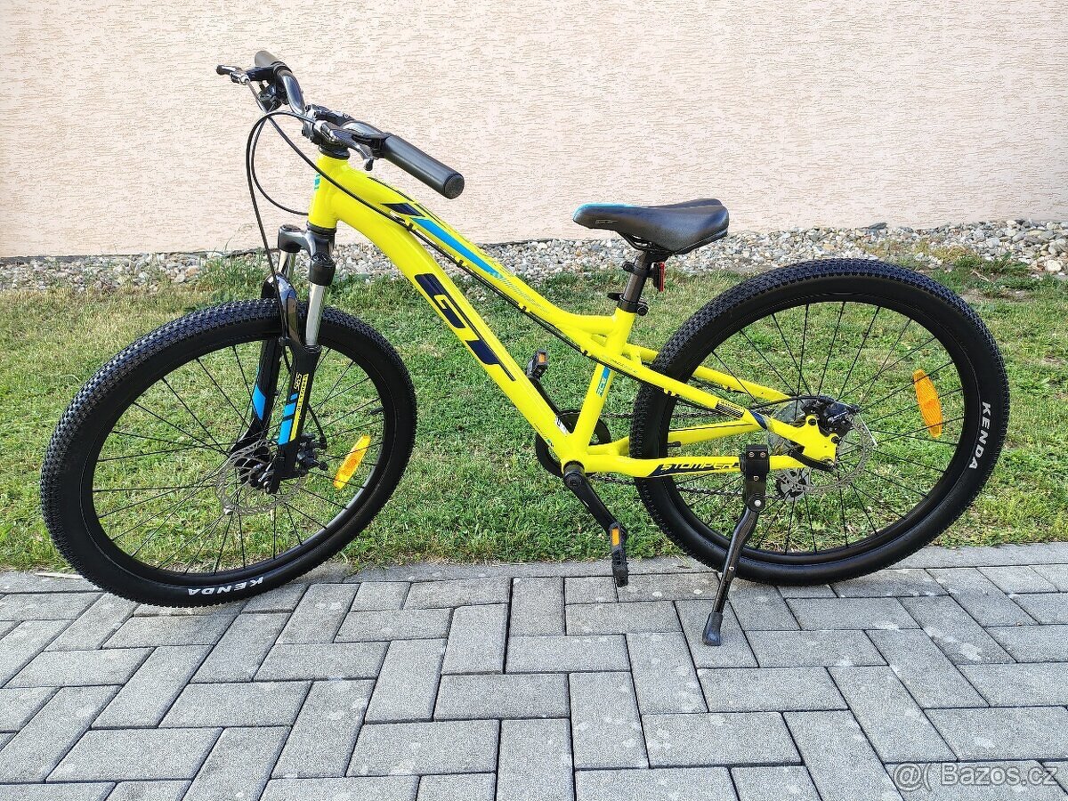 Dětské kolo GT STOMPER ACE 24” yellow ve výborném stavu
