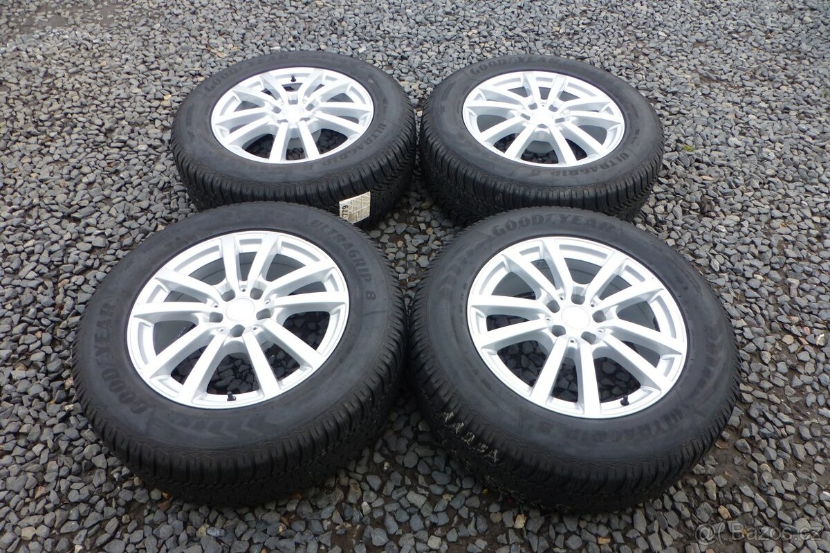 4ks alu disků 5x112,66,6,et38,8Jx18+zimní Goodyear 255/60/18