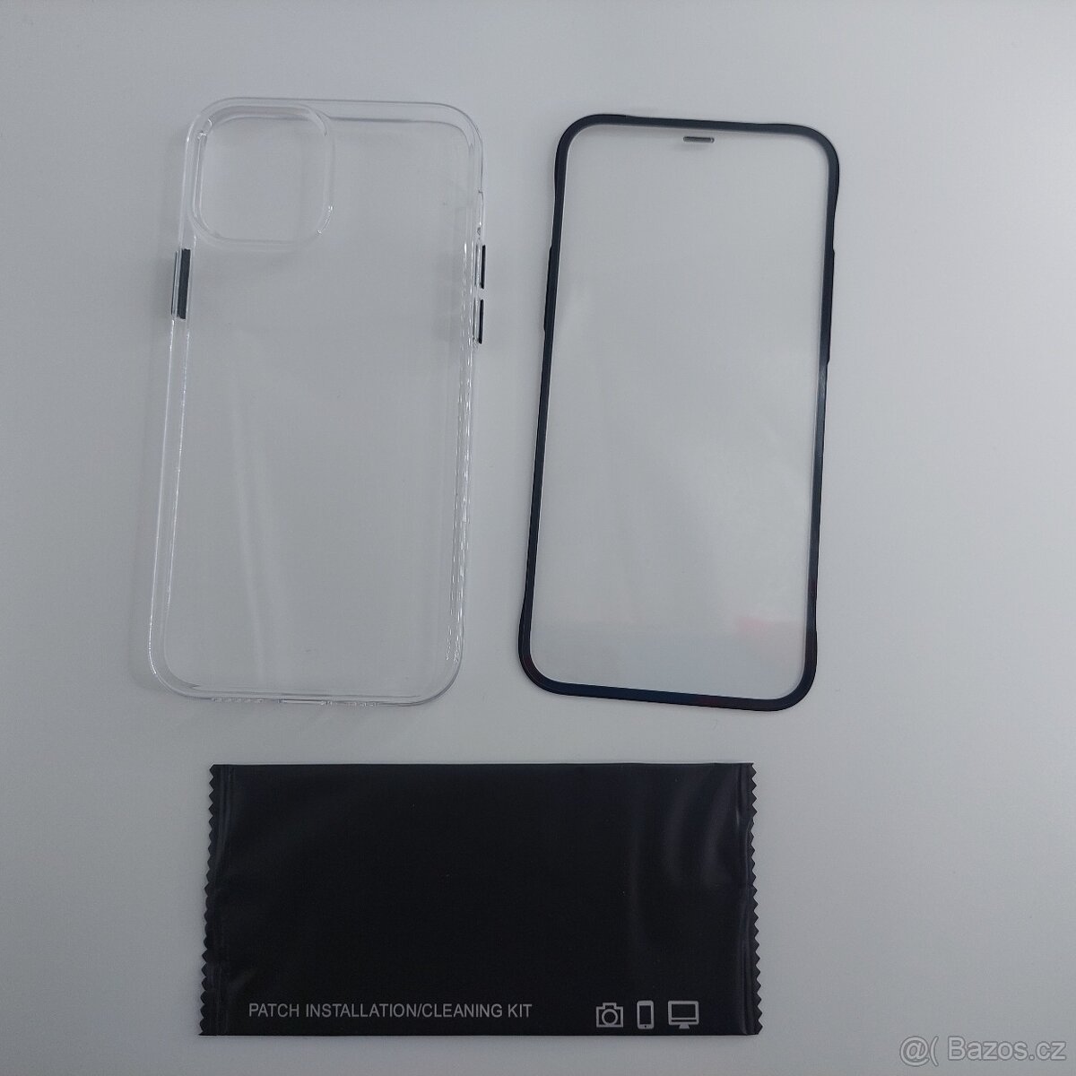 VÝPRODEJ iPhone 12/12 Pro černá. Pouzdro + sklo(nové) 39ks.