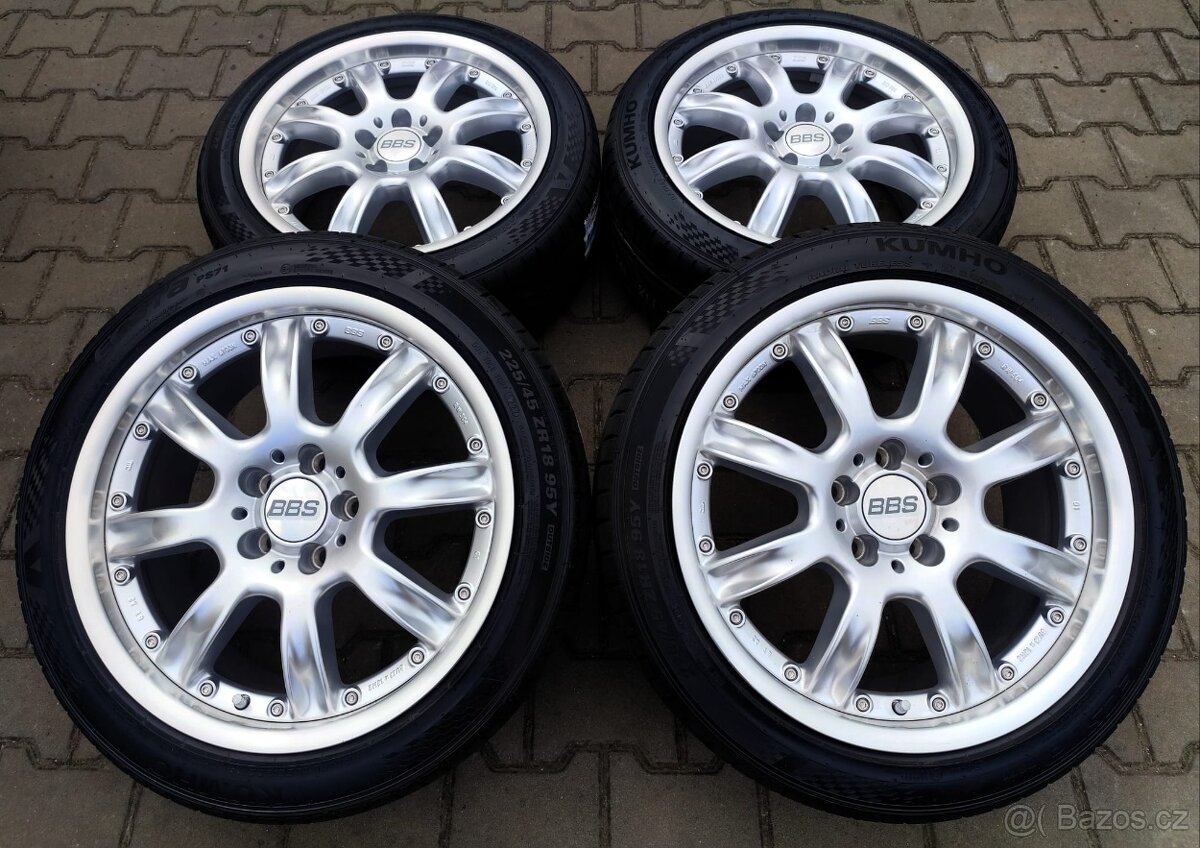 Disky Škoda, VW, Seat, Audi, Mercedes 5x112 R18 originál BBS