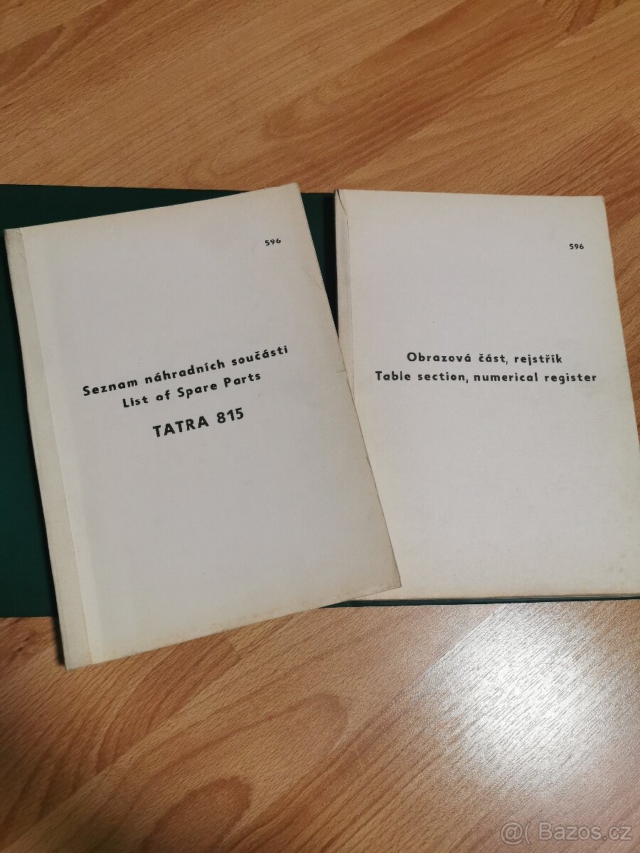 Seznam náhradních součástí TATRA 815