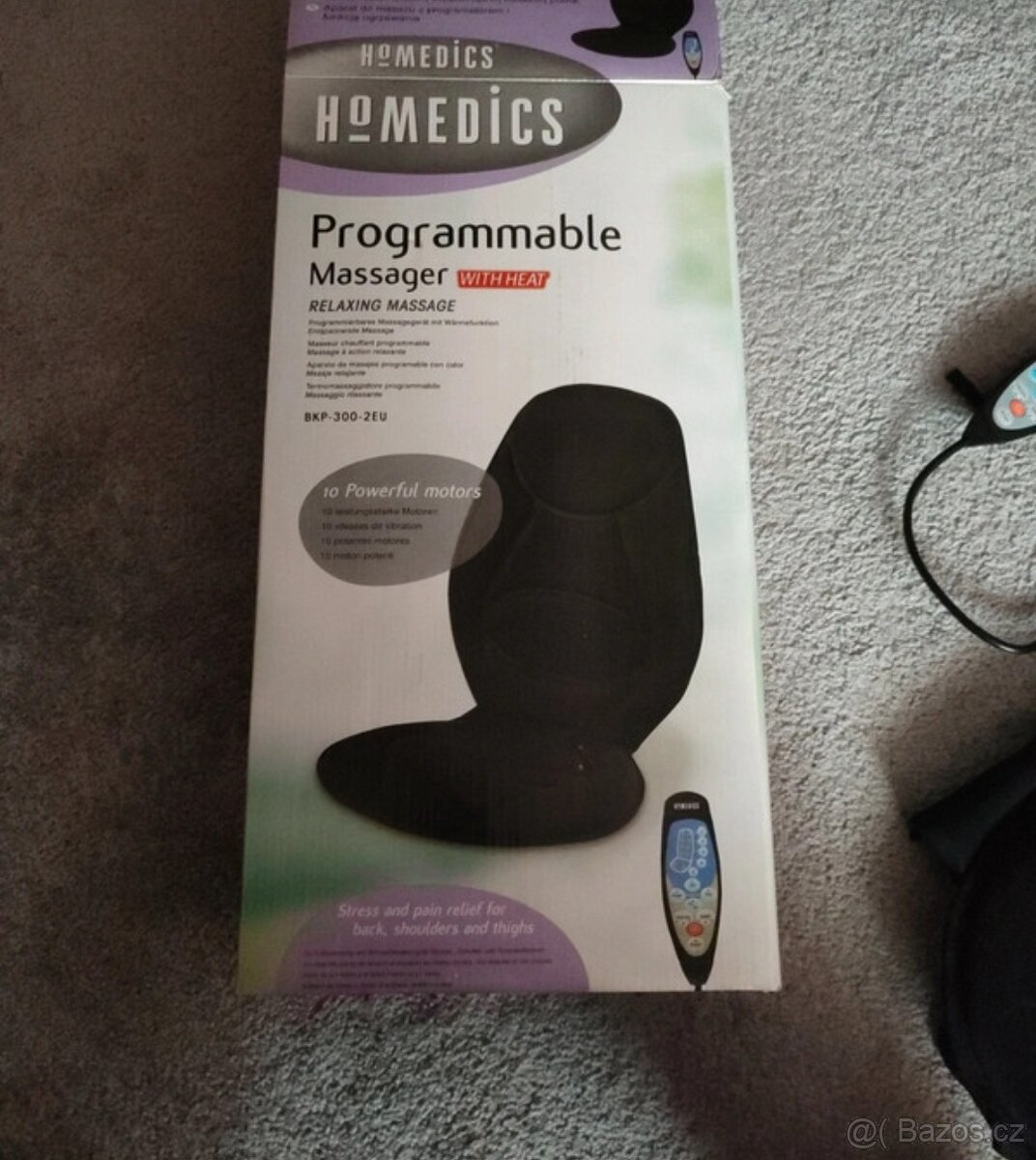 Masážní podložka s ohřevem HoMedics