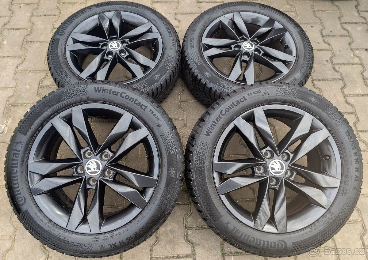 Alu kola originál Škoda Fabia IV 5x100 R16 Canis
