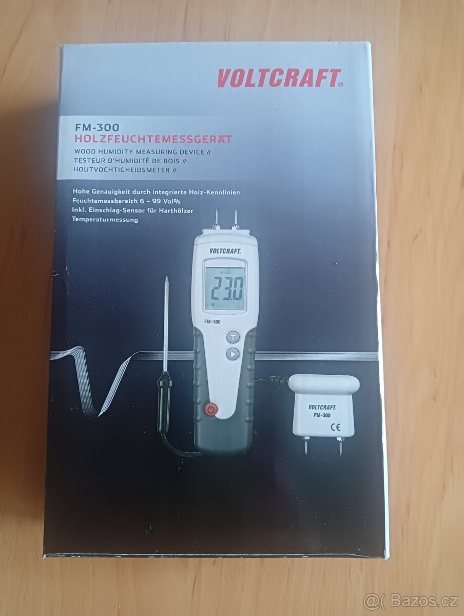 Prodám měřič vlhkosti dřeva Voltcraft