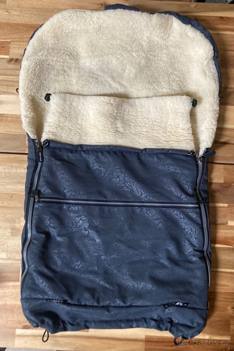 Emitex zimní fusak do kočárku beránek softshell