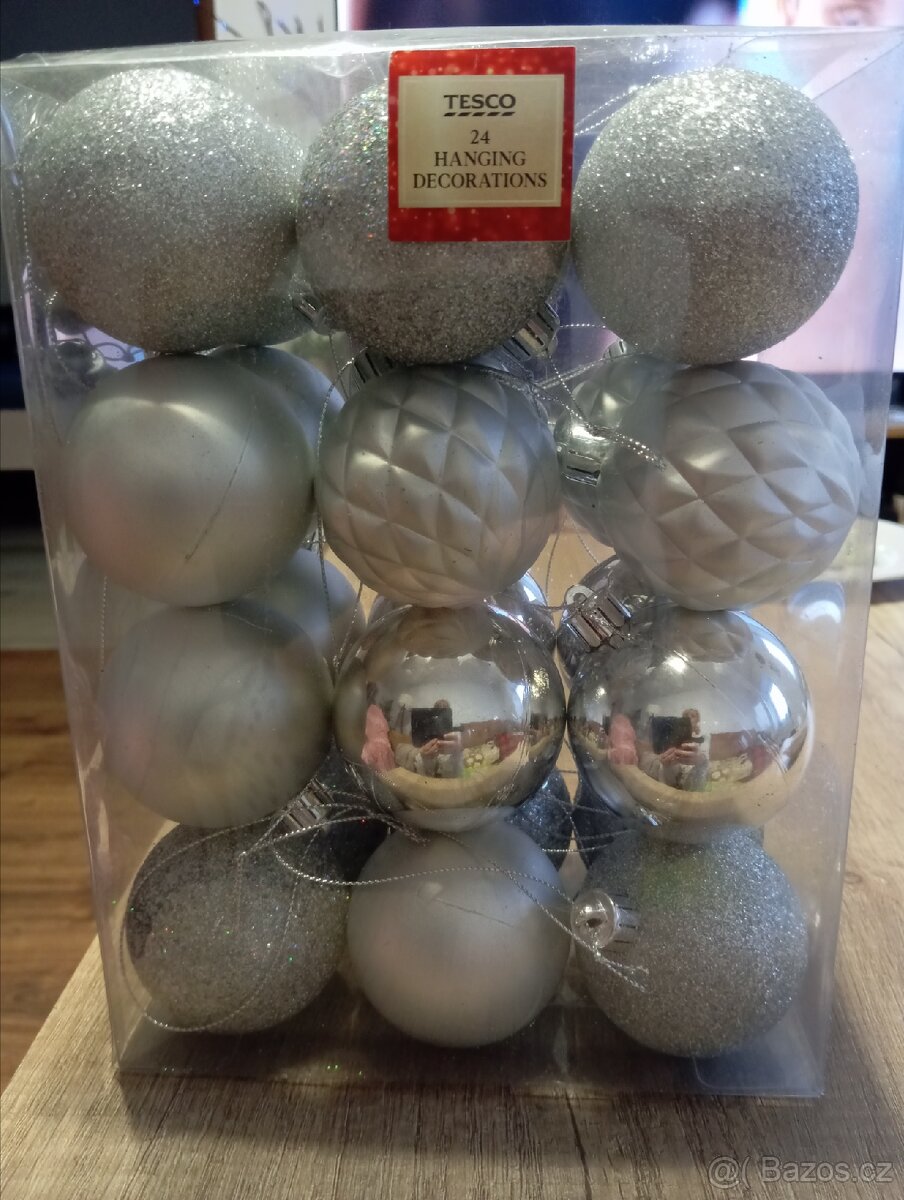 Vánoční koule 24 kusů