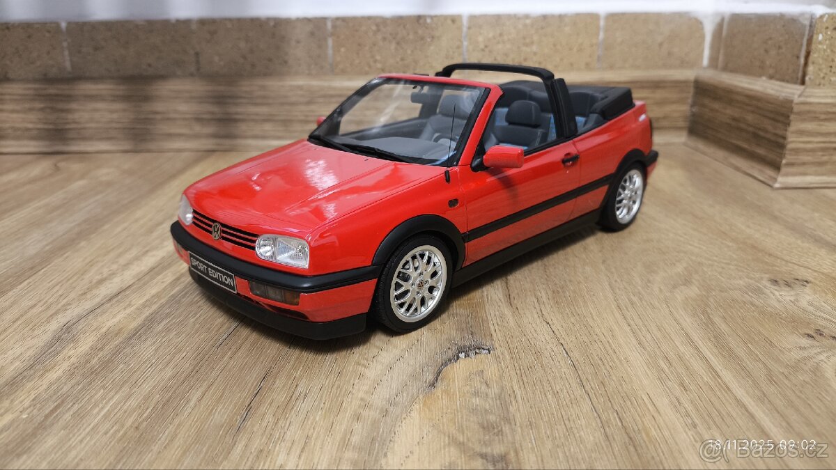Model Volkswagen Golf 3 Cabriolet 1:18 Otto Mobile