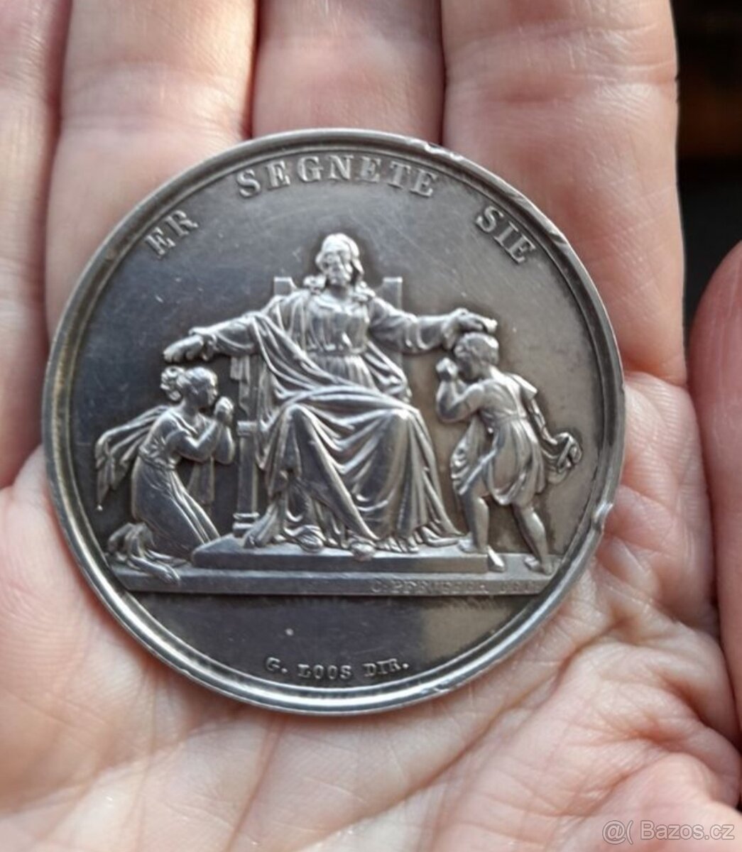 Stříbrná medaile Církevní 1850-1876