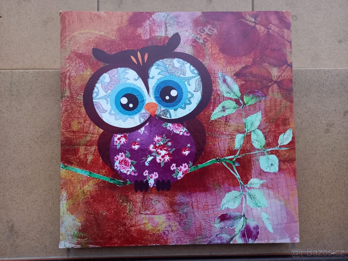 Obraz na plátně sovička