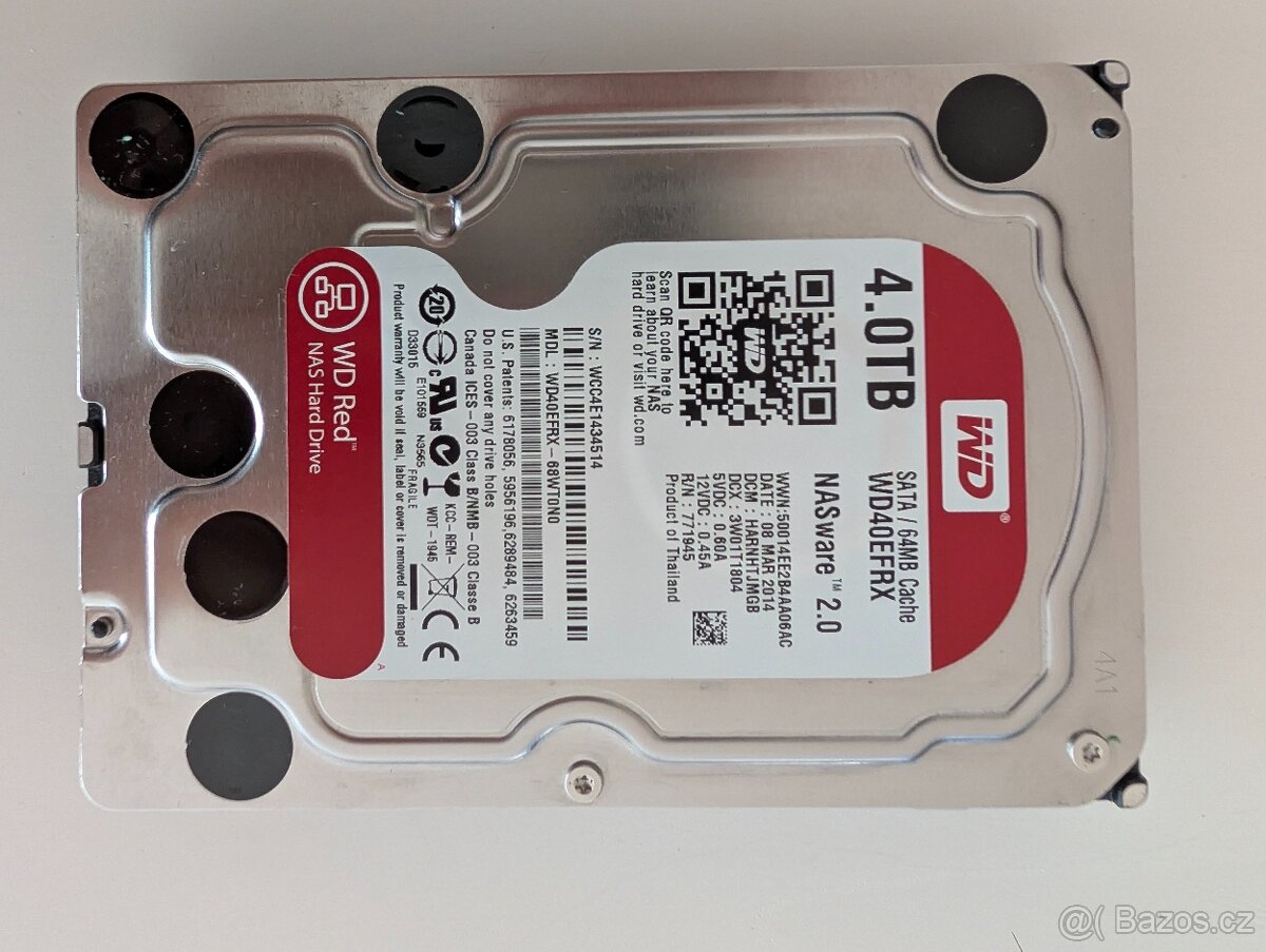 HDD 4 TB WD SATA 3,5"