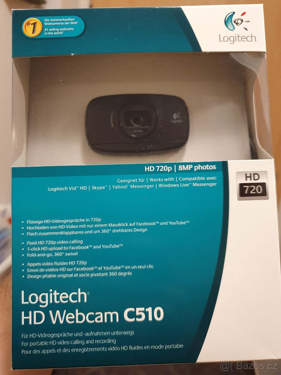 Webkamera 8 Mpx Logitech C510 HD