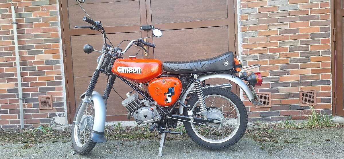 Simson S51 Enduro, 12V, najeto 4782km