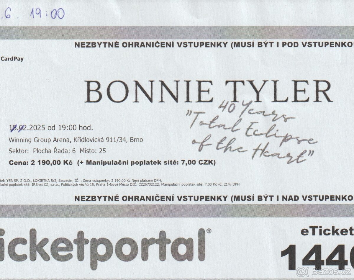 Bonnie Tyler - Brno