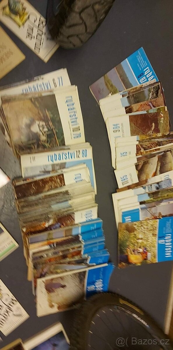 Rybářské katalogy a časopisy Rybář