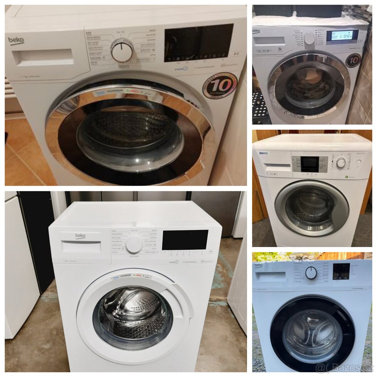 Prodám racky Beko třidy A+++ 7 kg prádla třidy A+++ 6 prádla